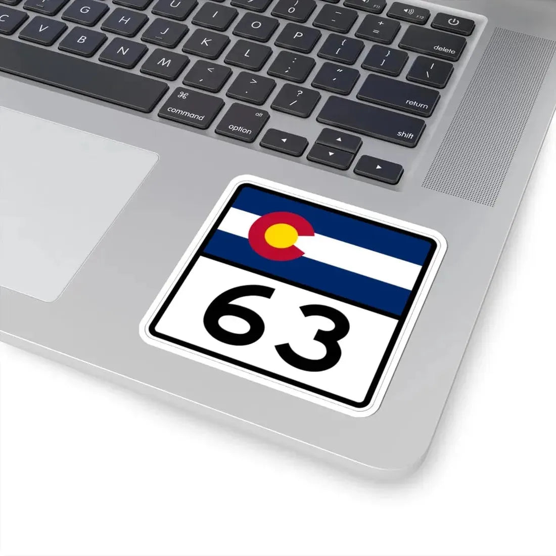 Colorado 63 (Colorado) (Road Sign) STICKER Vinyl Kiss-Cut Decal - The Sticker Space