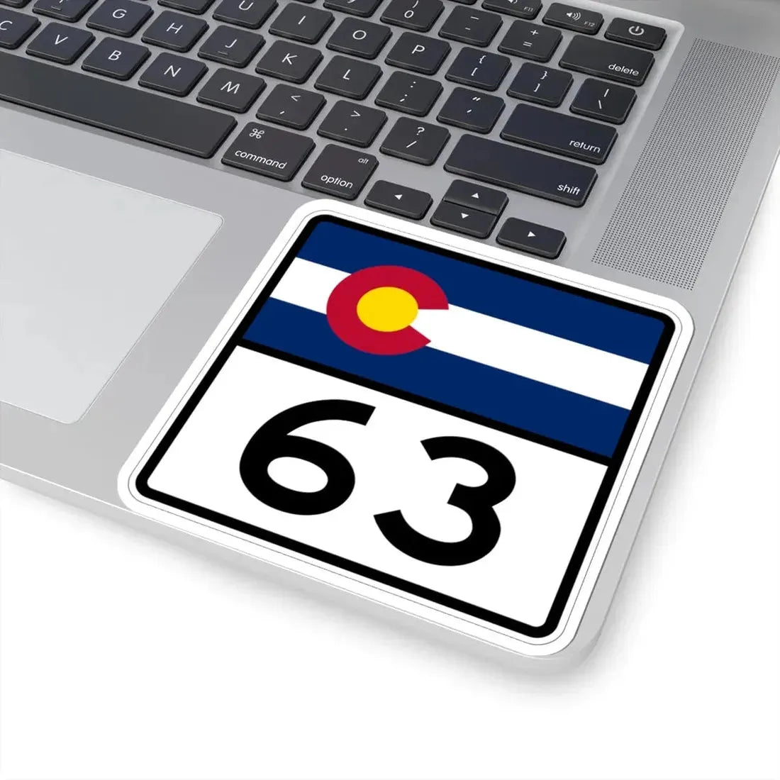 Colorado 63 (Colorado) (Road Sign) STICKER Vinyl Kiss-Cut Decal - The Sticker Space