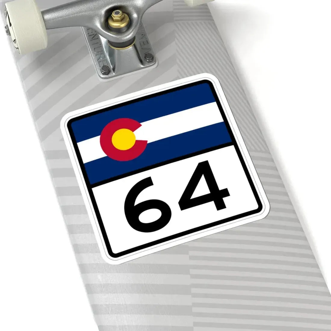 Colorado 64 (Colorado) (Road Sign) STICKER Vinyl Kiss-Cut Decal - The Sticker Space