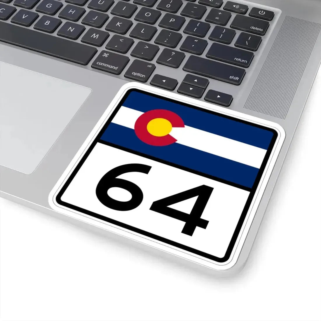 Colorado 64 (Colorado) (Road Sign) STICKER Vinyl Kiss-Cut Decal - The Sticker Space