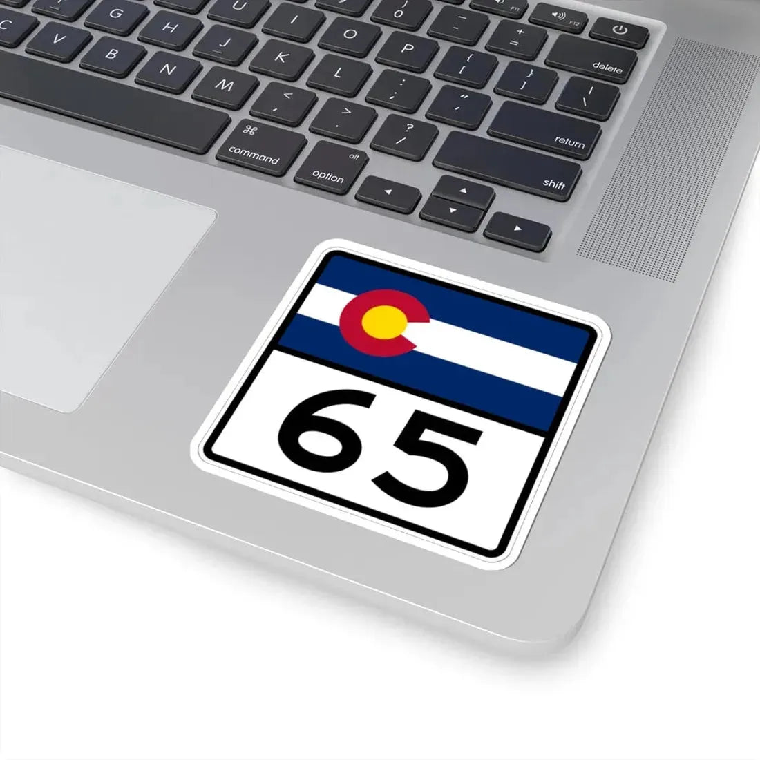 Colorado 65 (Colorado) (Road Sign) STICKER Vinyl Kiss-Cut Decal - The Sticker Space