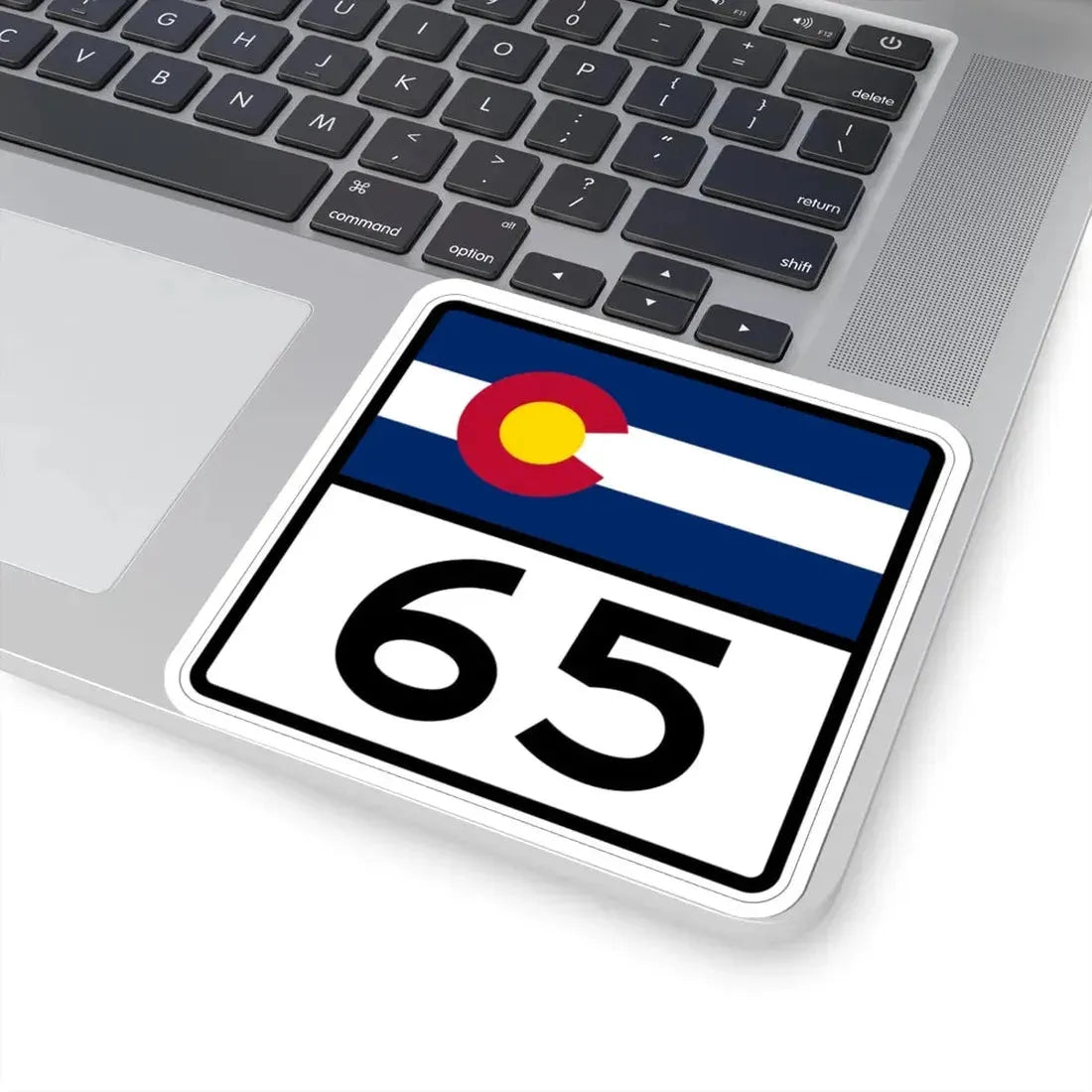 Colorado 65 (Colorado) (Road Sign) STICKER Vinyl Kiss-Cut Decal - The Sticker Space