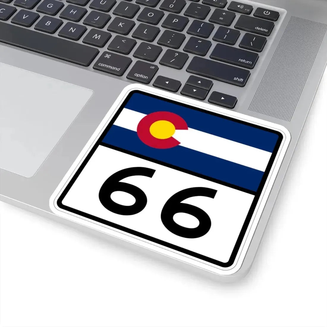 Colorado 66 (Colorado) (Road Sign) STICKER Vinyl Kiss-Cut Decal - The Sticker Space