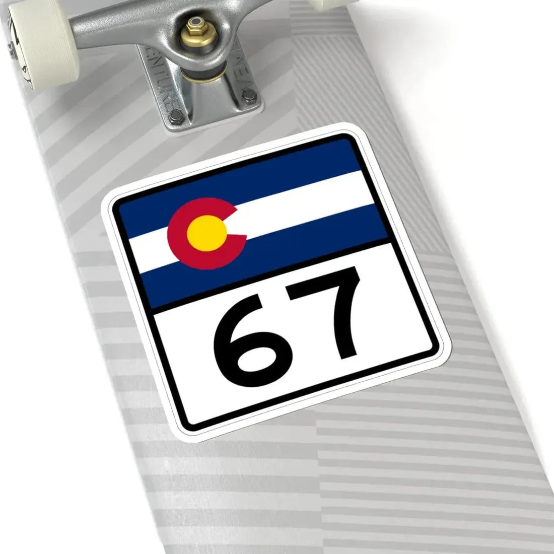 Colorado 67 (Colorado) (Road Sign) STICKER Vinyl Kiss-Cut Decal - The Sticker Space