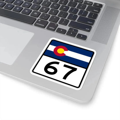 Colorado 67 (Colorado) (Road Sign) STICKER Vinyl Kiss-Cut Decal - The Sticker Space