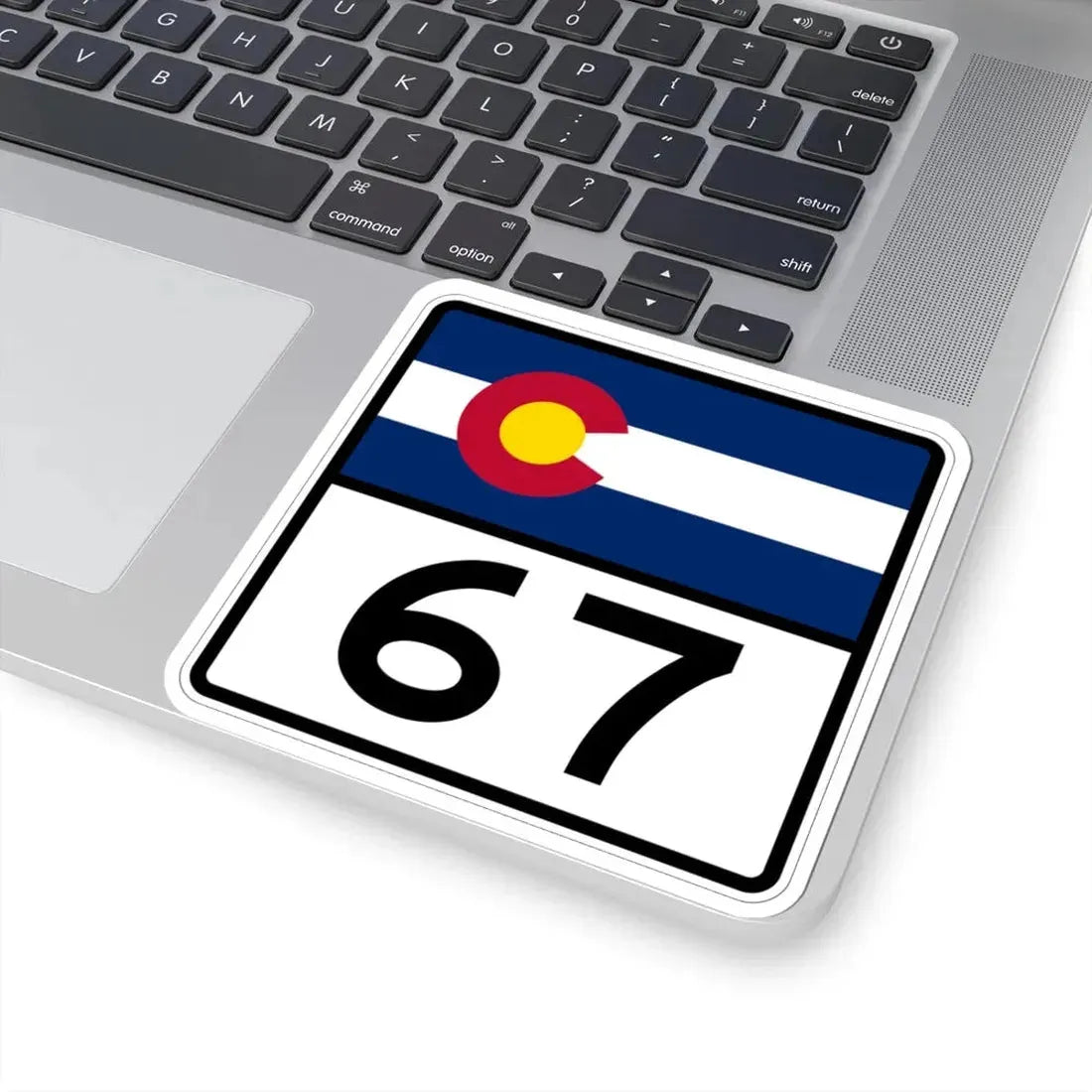 Colorado 67 (Colorado) (Road Sign) STICKER Vinyl Kiss-Cut Decal - The Sticker Space