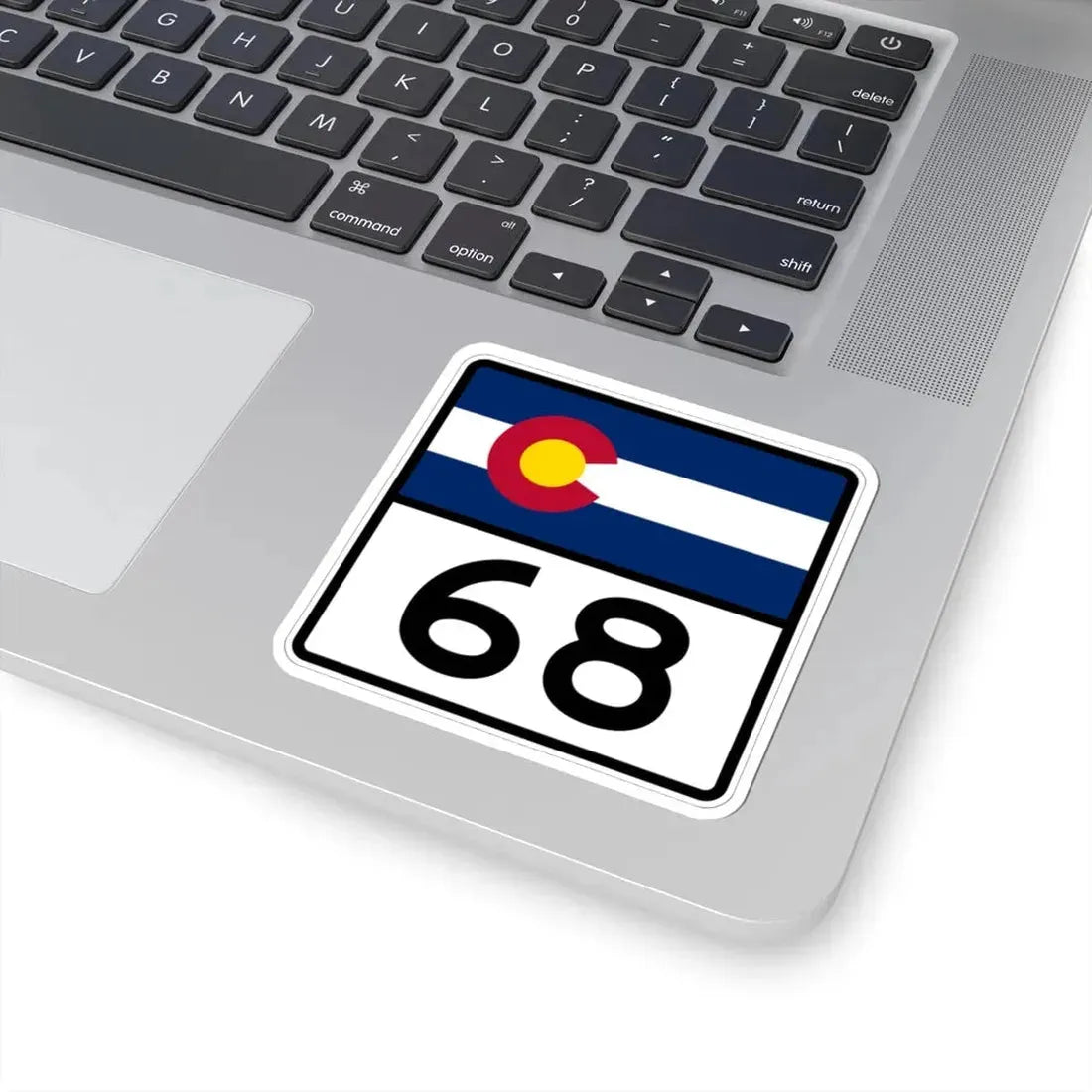 Colorado 68 (Colorado) (Road Sign) STICKER Vinyl Kiss-Cut Decal - The Sticker Space