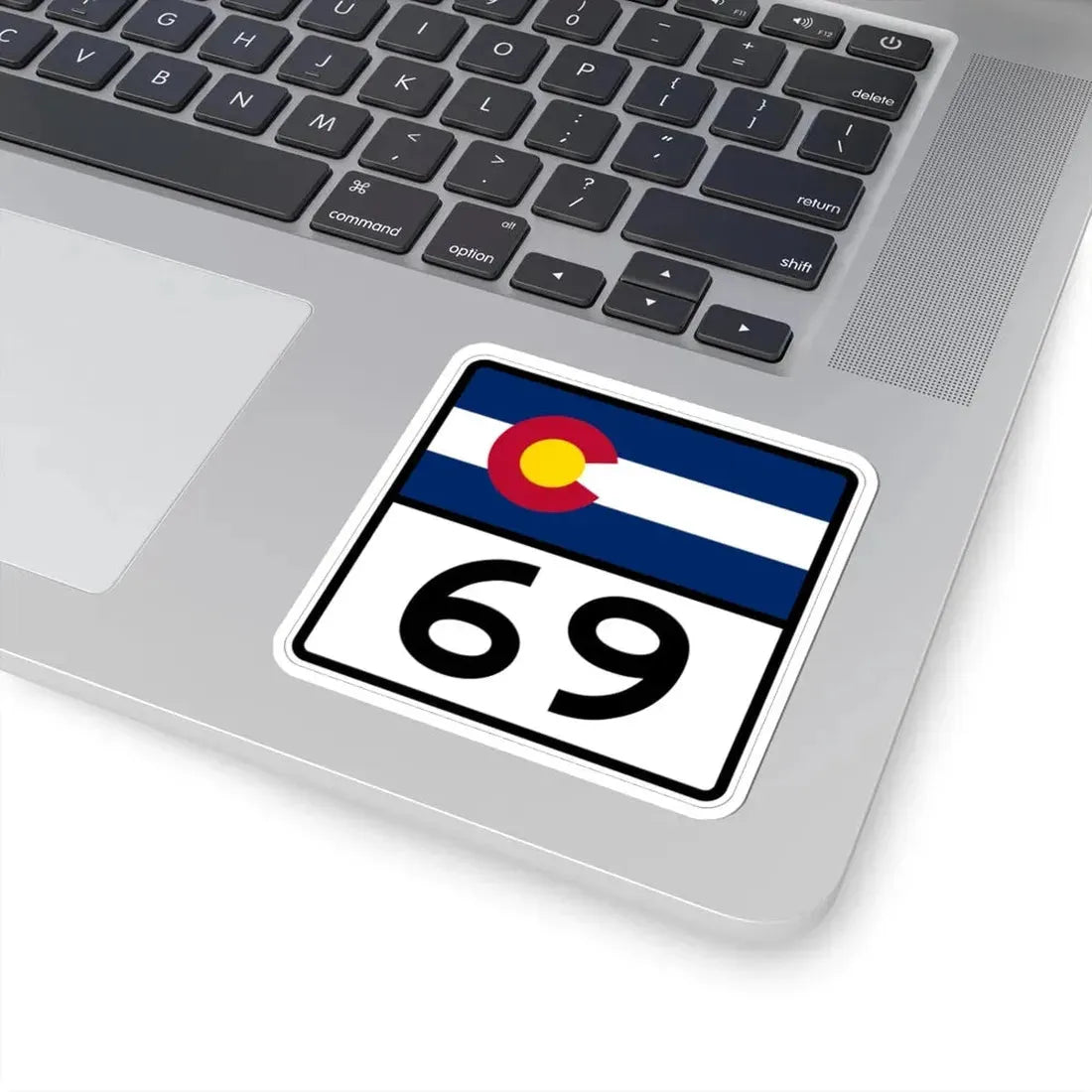 Colorado 69 (Colorado) (Road Sign) STICKER Vinyl Kiss-Cut Decal - The Sticker Space