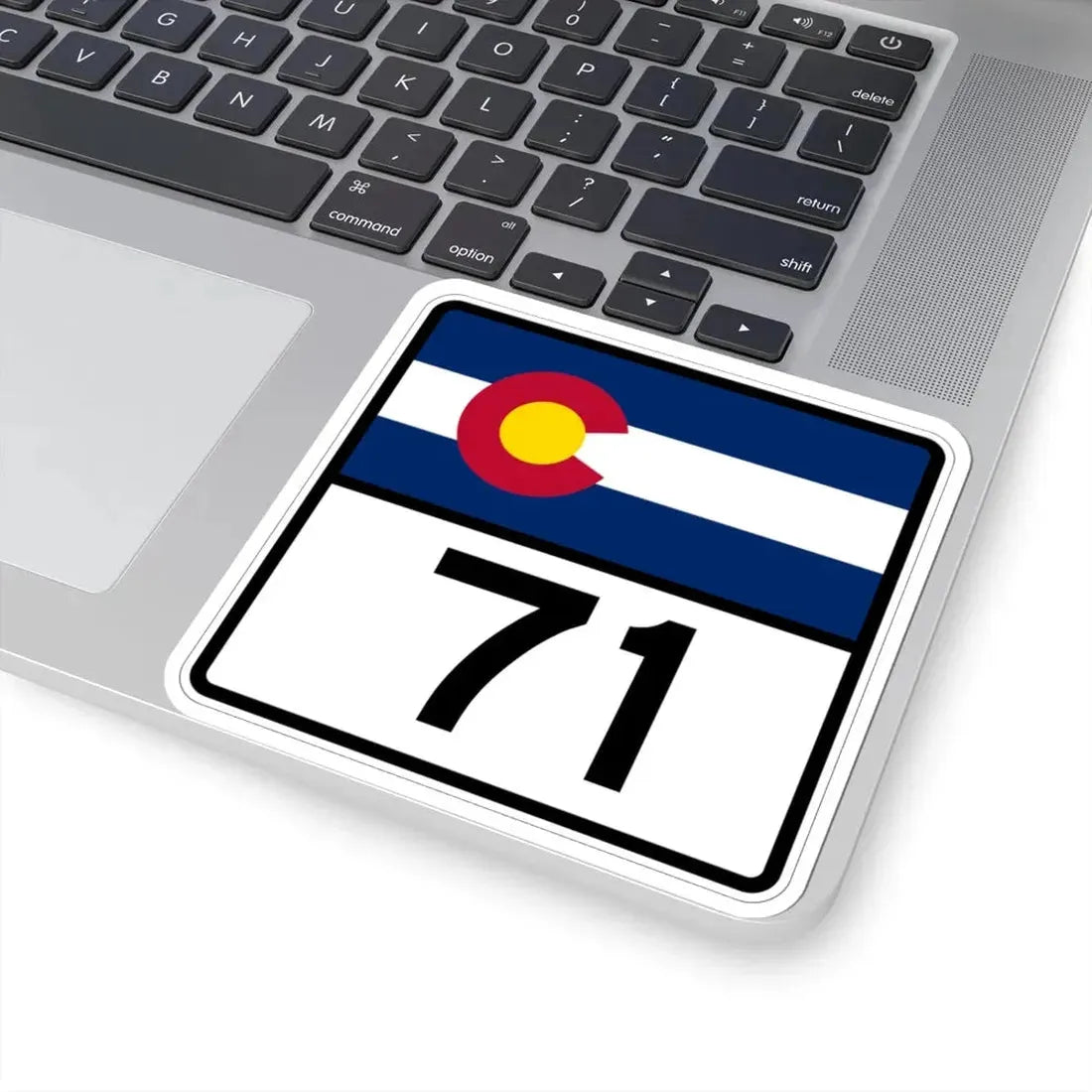 Colorado 71 (Colorado) (Road Sign) STICKER Vinyl Kiss-Cut Decal - The Sticker Space
