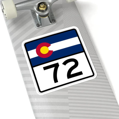 Colorado 72 (Colorado) (Road Sign) STICKER Vinyl Kiss-Cut Decal - The Sticker Space