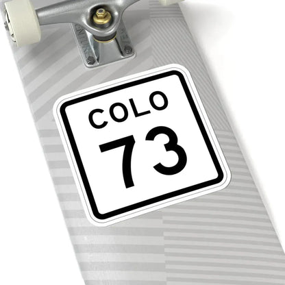 Colorado 73 1952 (Colorado) (Road Sign) STICKER Vinyl Kiss-Cut Decal - The Sticker Space