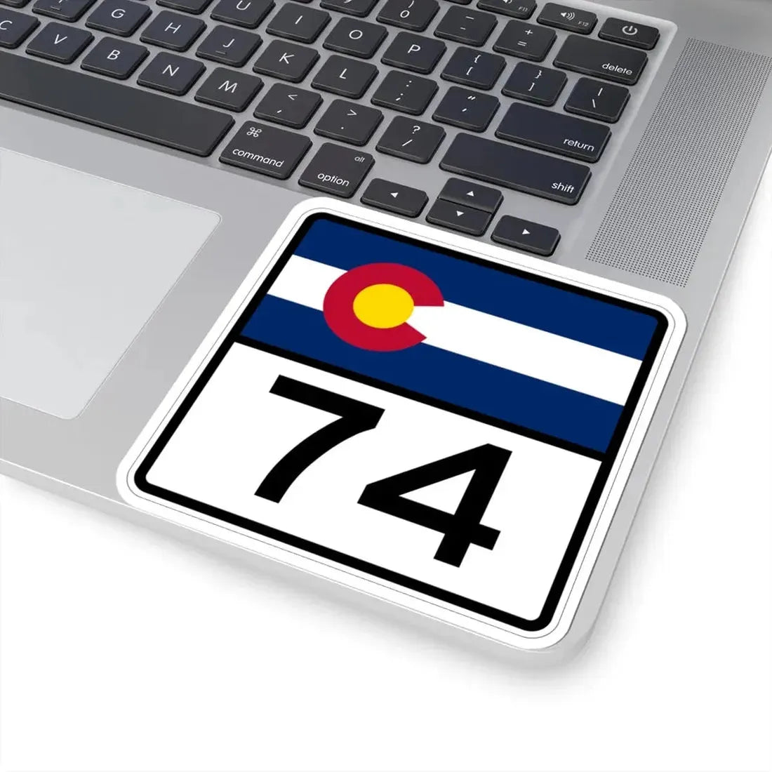 Colorado 74 (Colorado) (Road Sign) STICKER Vinyl Kiss-Cut Decal - The Sticker Space