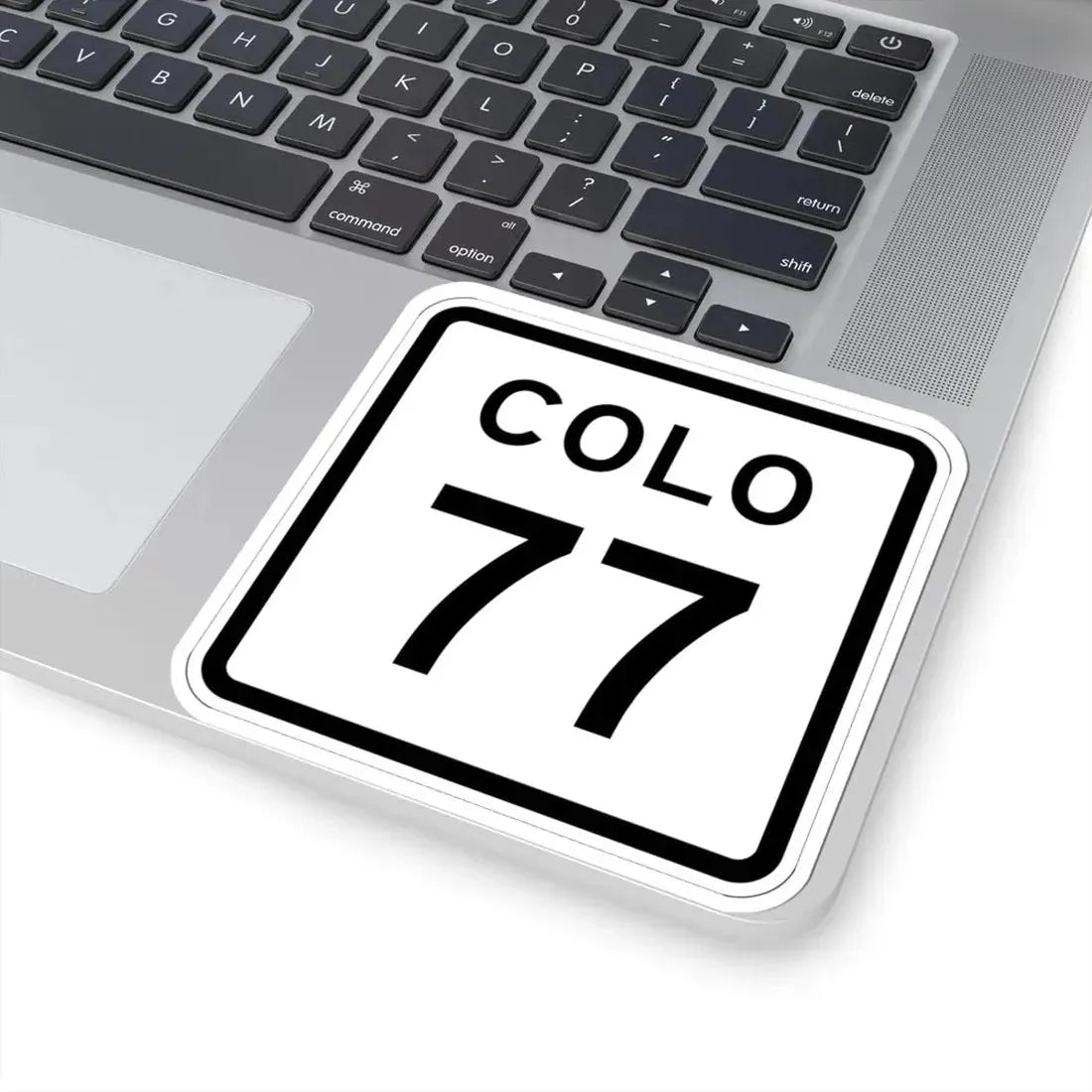 Colorado 77 1952 (Colorado) (Road Sign) STICKER Vinyl Kiss-Cut Decal - The Sticker Space