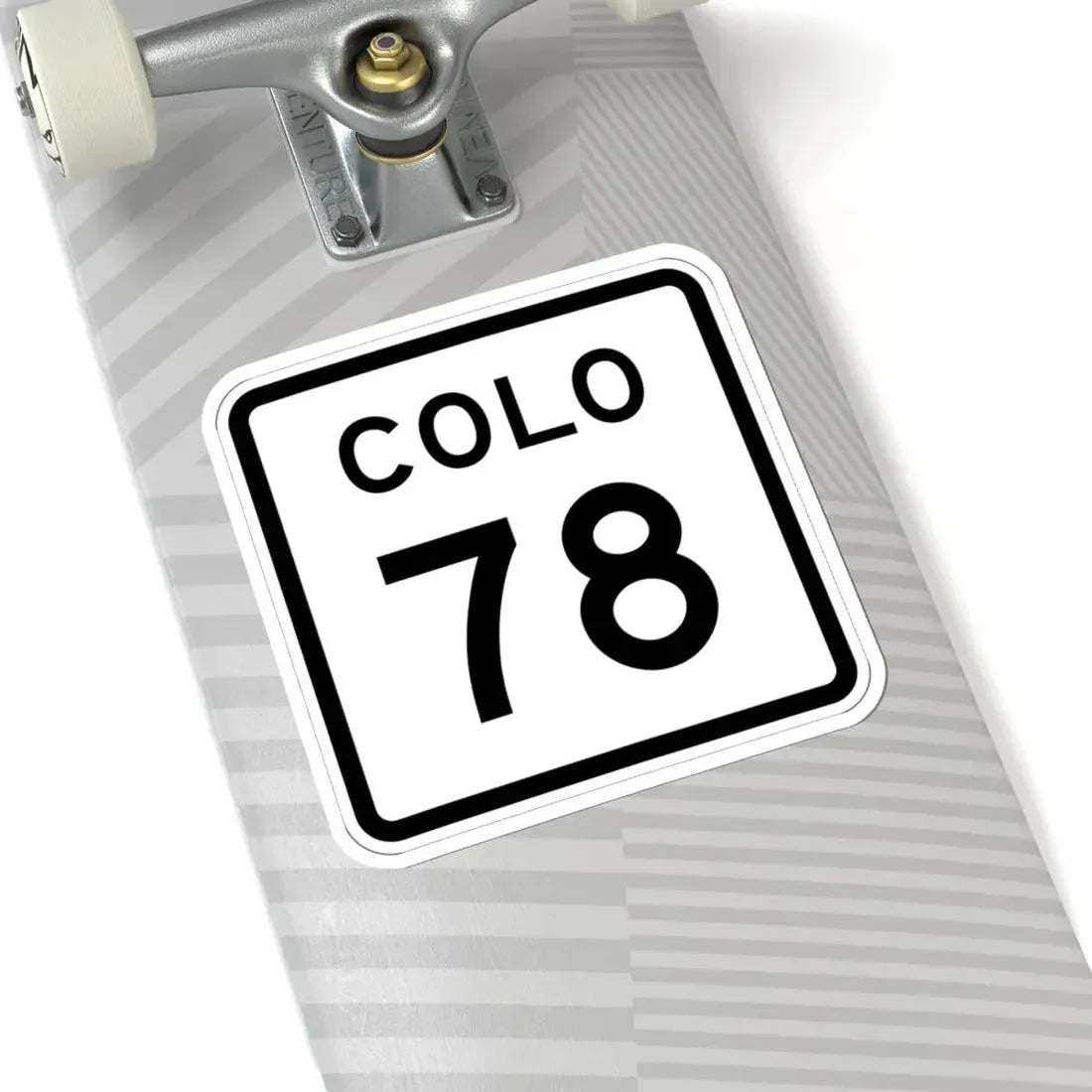 Colorado 78 1952 (Colorado) (Road Sign) STICKER Vinyl Kiss-Cut Decal - The Sticker Space