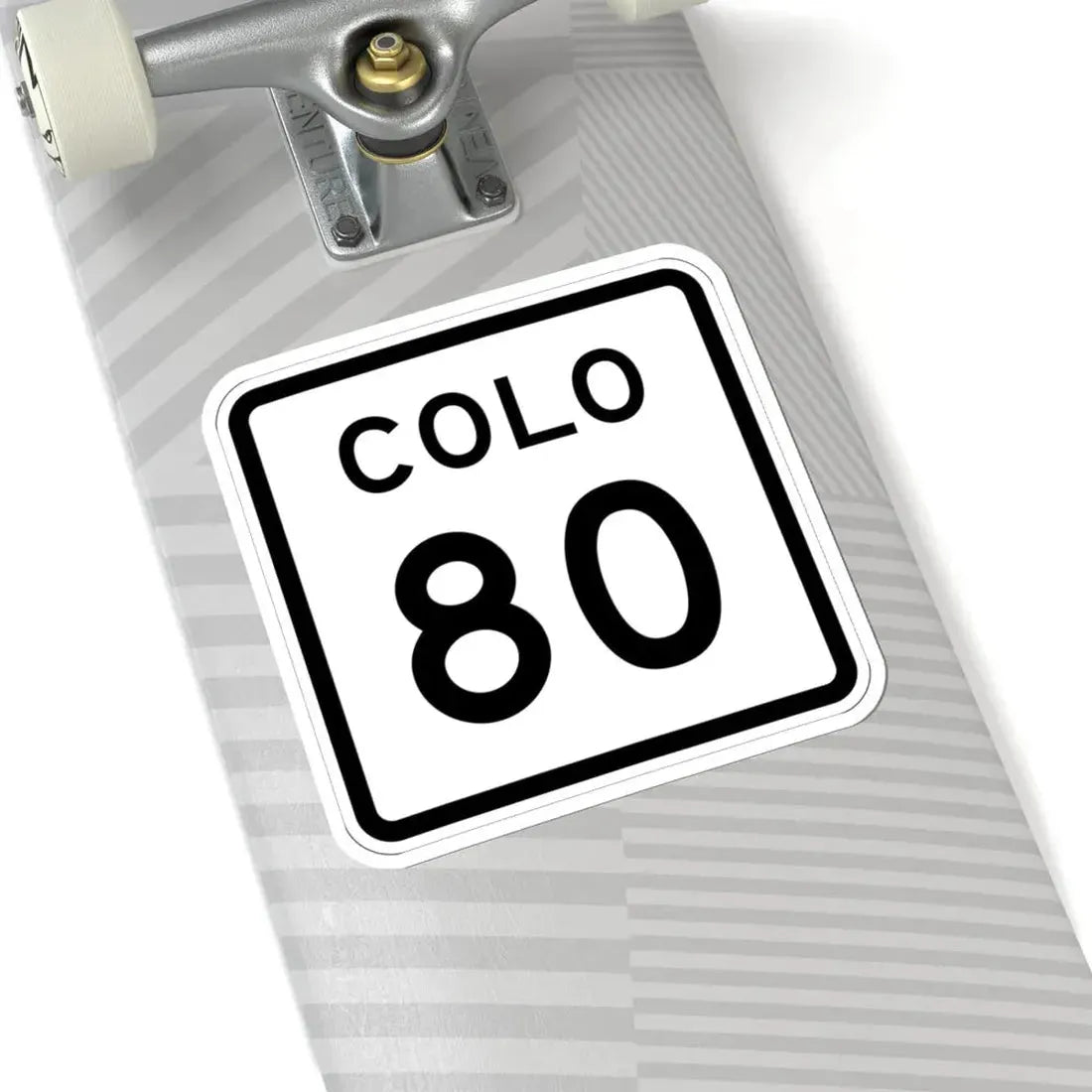 Colorado 80 1952 (Colorado) (Road Sign) STICKER Vinyl Kiss-Cut Decal - The Sticker Space