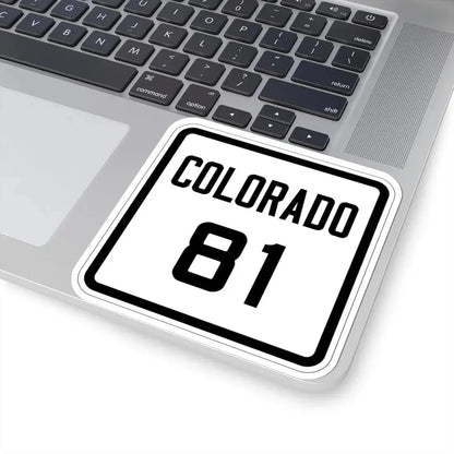 Colorado 81 1926 (Colorado) (Road Sign) STICKER Vinyl Kiss-Cut Decal - The Sticker Space
