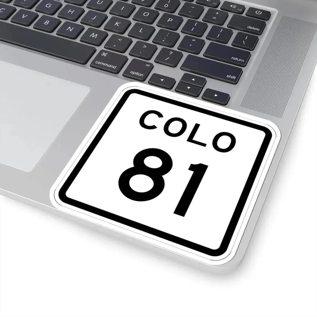 Colorado 81 1952 (Colorado) (Road Sign) STICKER Vinyl Kiss-Cut Decal - The Sticker Space