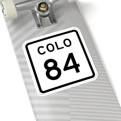 Colorado 84 1952 (Colorado) (Road Sign) STICKER Vinyl Kiss-Cut Decal - The Sticker Space