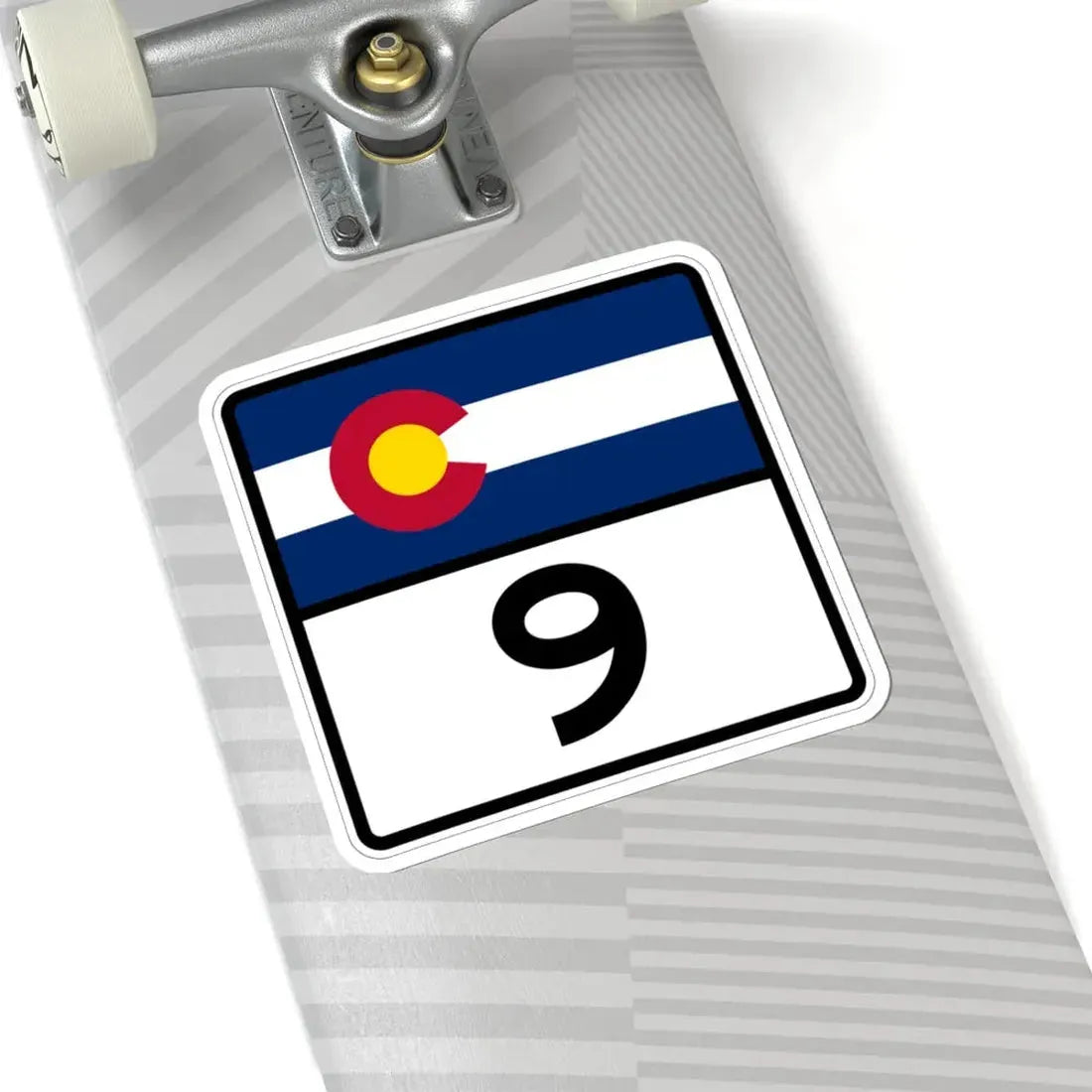 Colorado 9 (Colorado) (Road Sign) STICKER Vinyl Kiss-Cut Decal - The Sticker Space