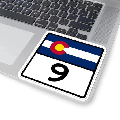 Colorado 9 (Colorado) (Road Sign) STICKER Vinyl Kiss-Cut Decal - The Sticker Space