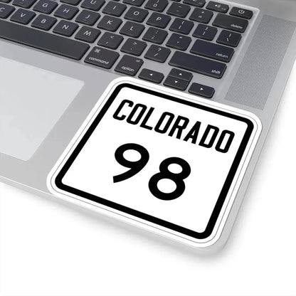 Colorado 98 1946 (Colorado) (Road Sign) STICKER Vinyl Kiss-Cut Decal - The Sticker Space