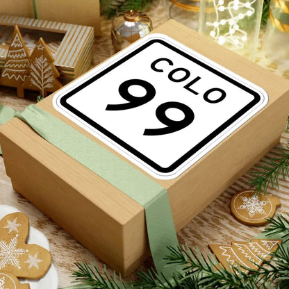 Colorado 99 1952 (Colorado) (Road Sign) STICKER Vinyl Kiss-Cut Decal - The Sticker Space