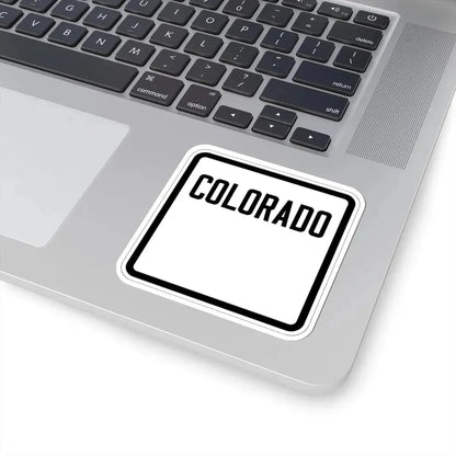 Colorado blank 1926 (Colorado) (Road Sign) STICKER Vinyl Kiss-Cut Decal - The Sticker Space