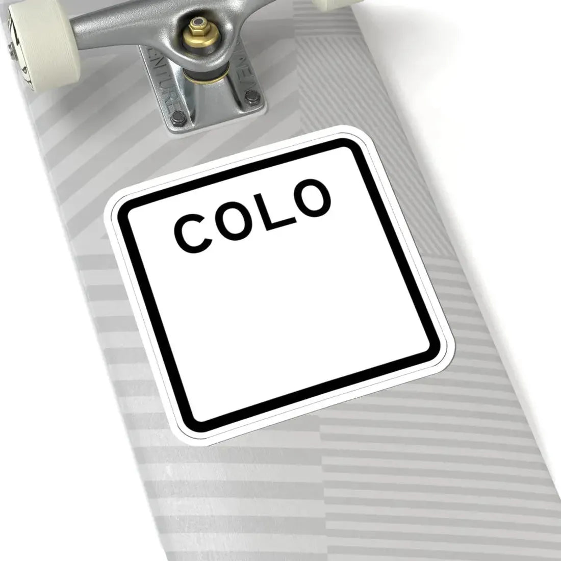 Colorado blank 1952 (Colorado) (Road Sign) STICKER Vinyl Kiss-Cut Decal - The Sticker Space