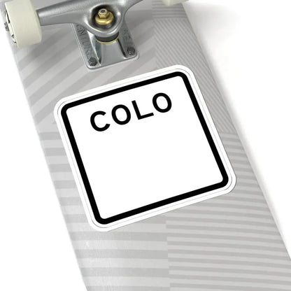 Colorado blank 1952 (Colorado) (Road Sign) STICKER Vinyl Kiss-Cut Decal - The Sticker Space