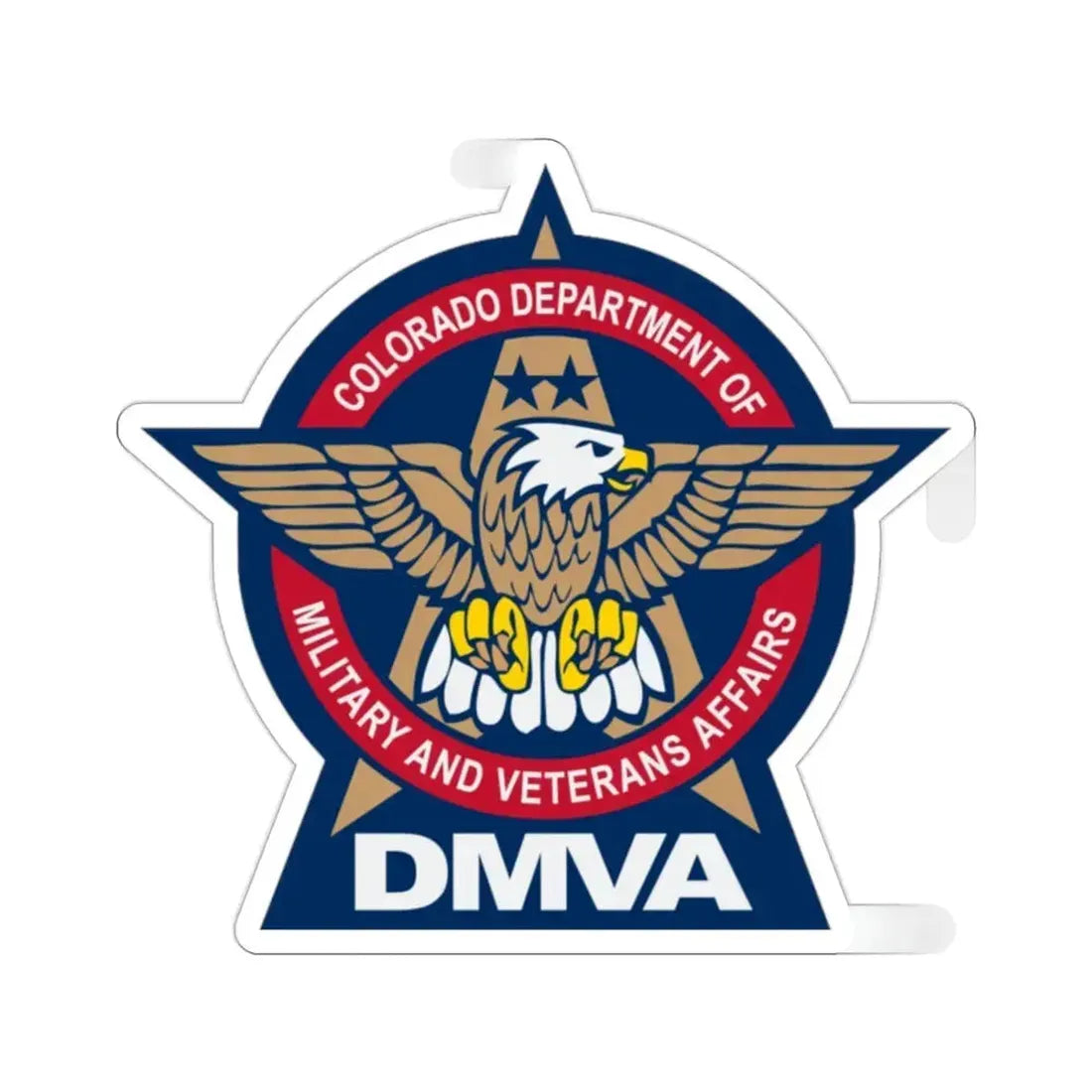 Colorado Department of Military and Veterans Affairs STICKER Vinyl Die-Cut Decal 2 Inch - The Sticker Space
