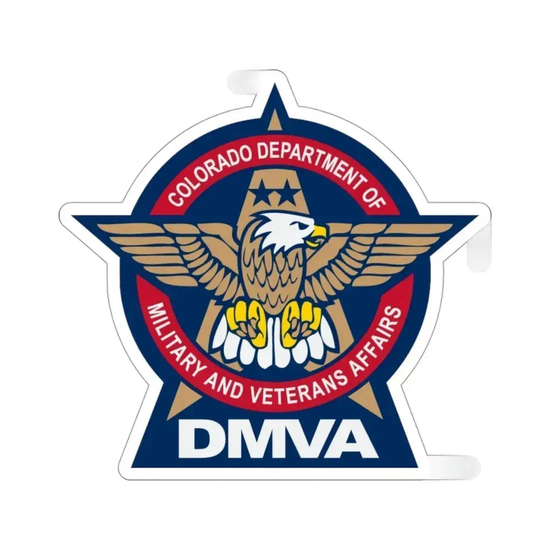 Colorado Department of Military and Veterans Affairs STICKER Vinyl Die-Cut Decal 3 Inch - The Sticker Space