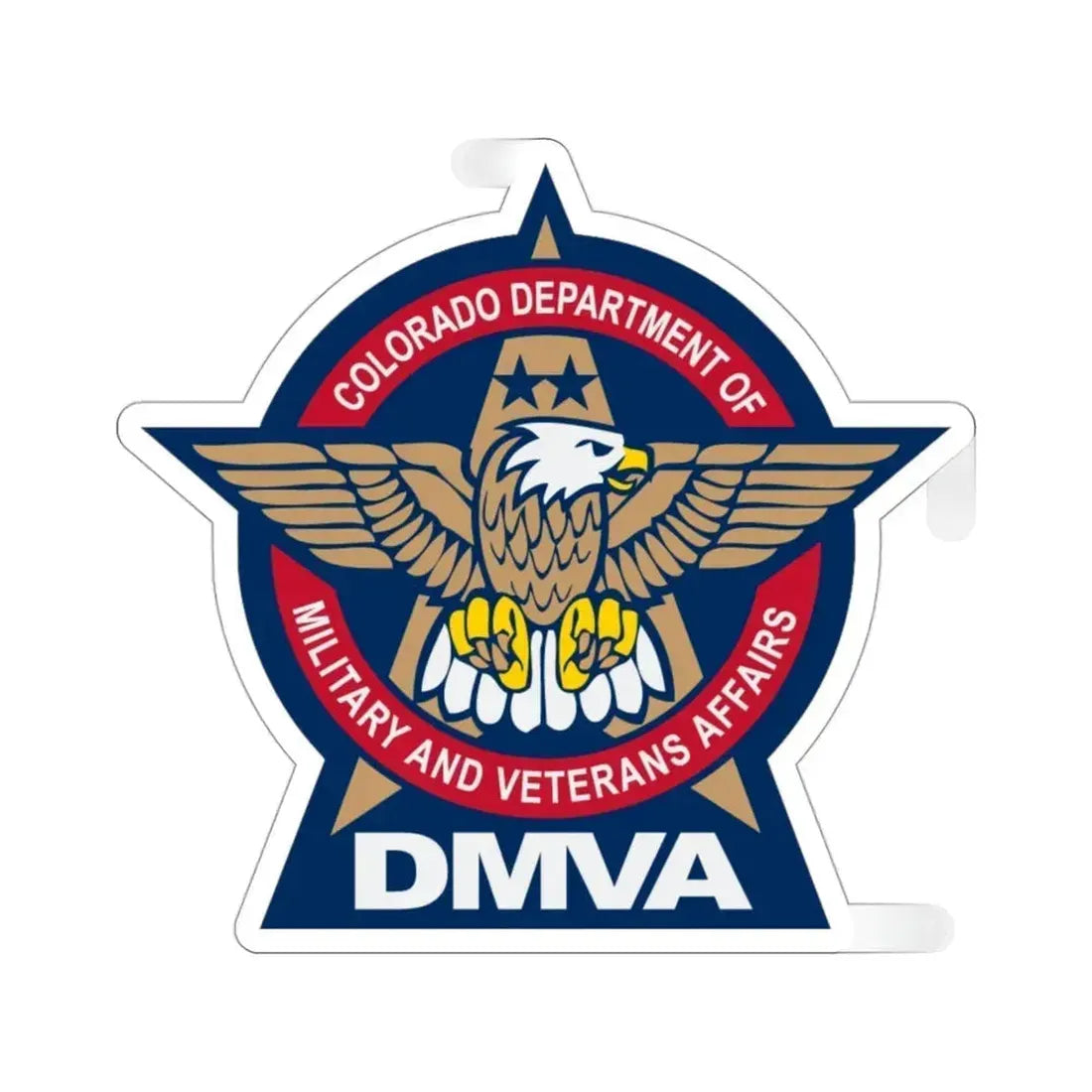 Colorado Department of Military and Veterans Affairs STICKER Vinyl Die-Cut Decal 3 Inch - The Sticker Space
