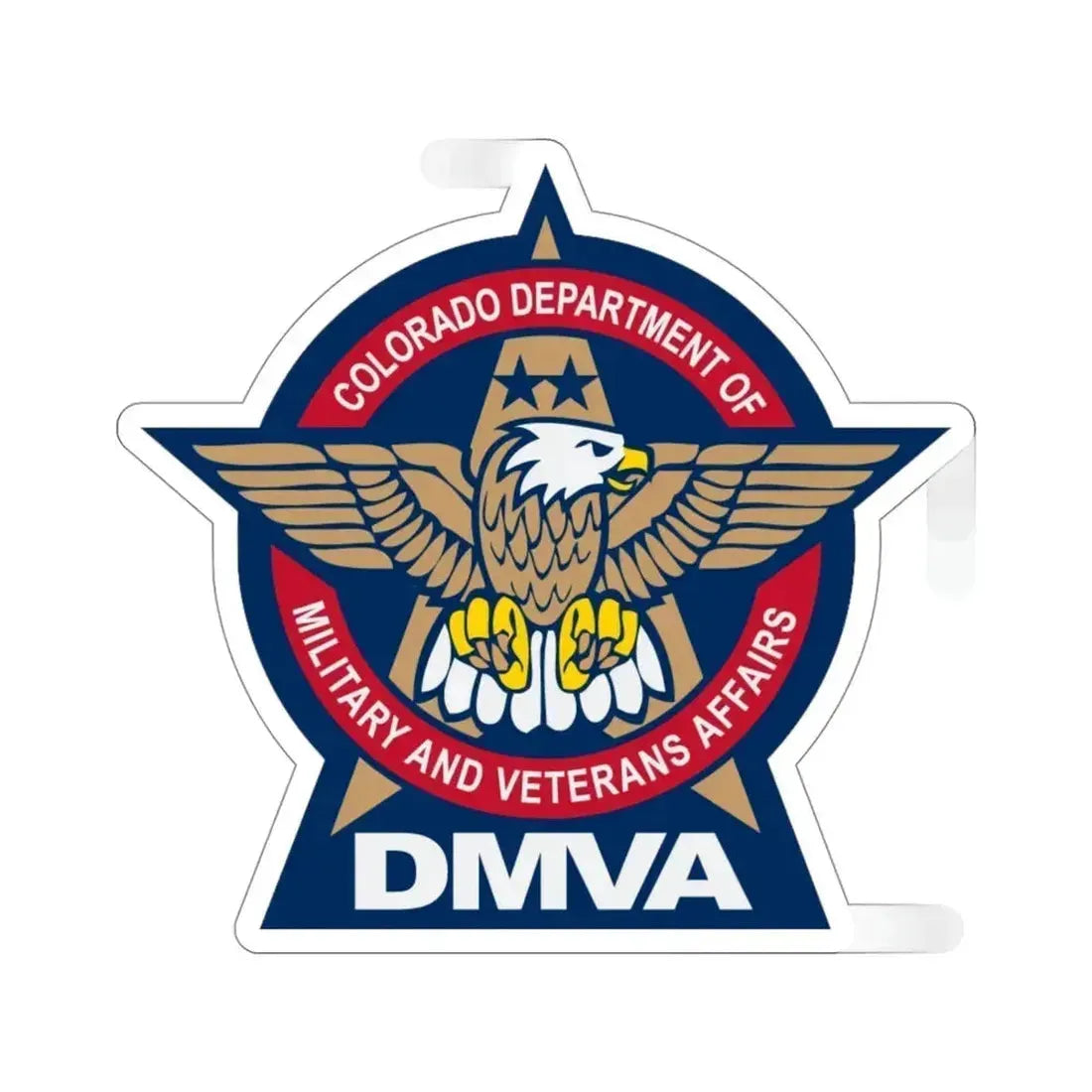 Colorado Department of Military and Veterans Affairs STICKER Vinyl Die-Cut Decal 4 Inch - The Sticker Space