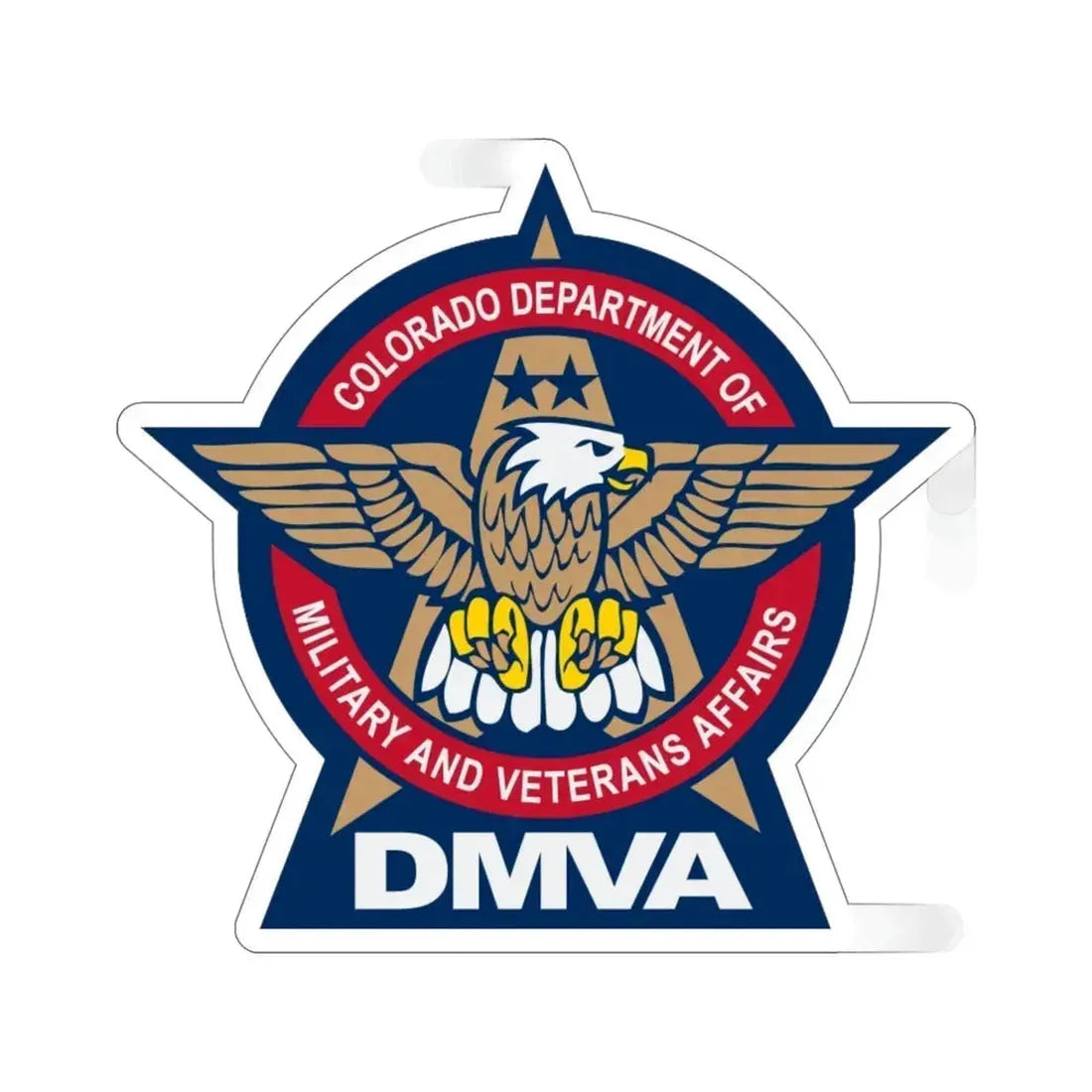 Colorado Department of Military and Veterans Affairs STICKER Vinyl Die-Cut Decal 5 Inch - The Sticker Space