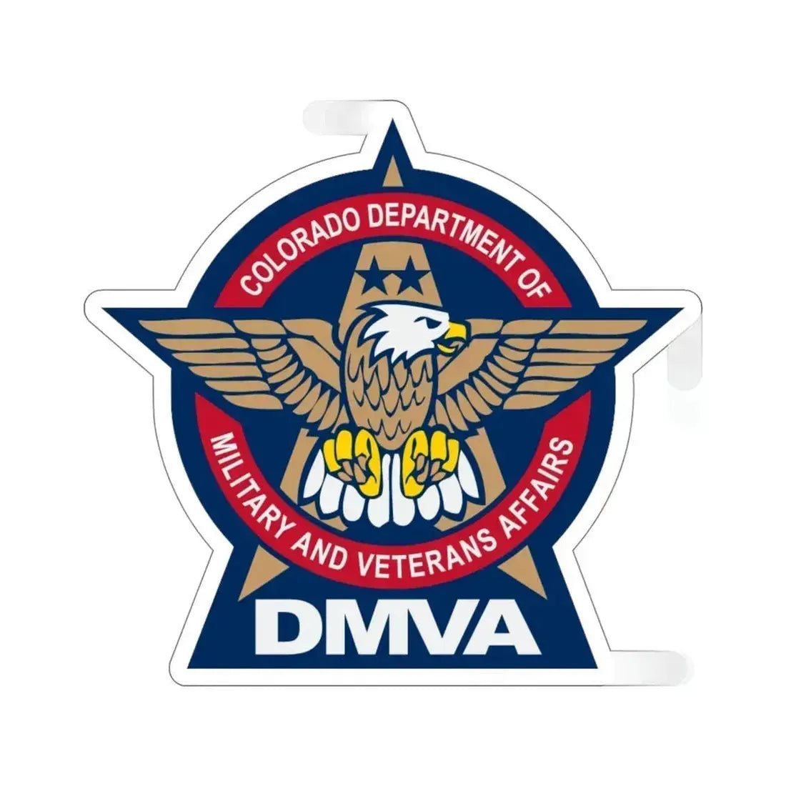 Colorado Department of Military and Veterans Affairs STICKER Vinyl Die-Cut Decal 6 Inch - The Sticker Space