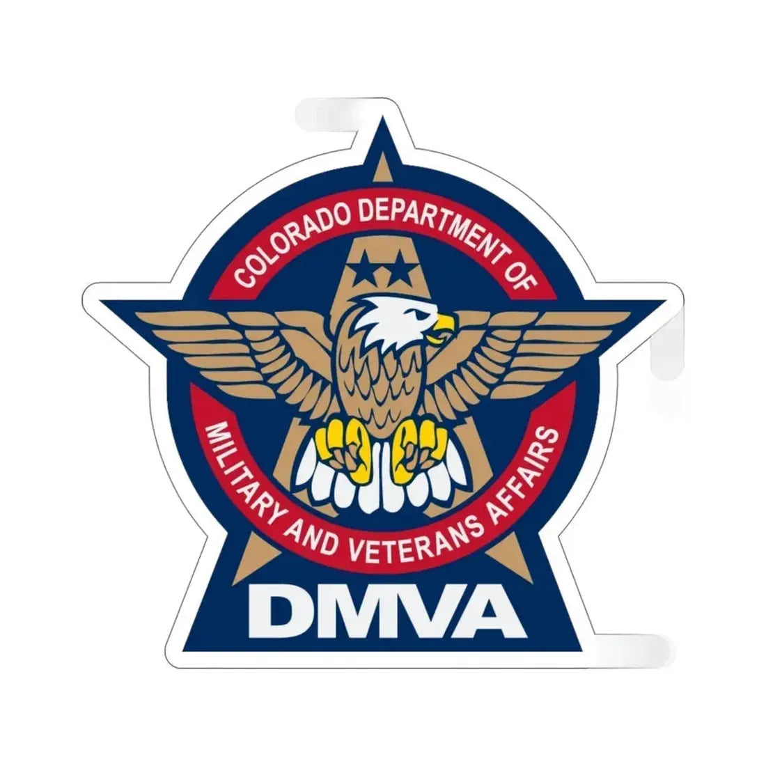 Colorado Department of Military and Veterans Affairs STICKER Vinyl Die-Cut Decal 6 Inch - The Sticker Space