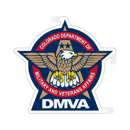 Colorado Department of Military and Veterans Affairs STICKER Vinyl Die-Cut Decal 6 Inch - The Sticker Space