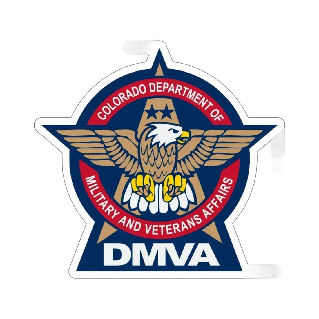Colorado Department of Military and Veterans Affairs STICKER Vinyl Die-Cut Decal - The Sticker Space