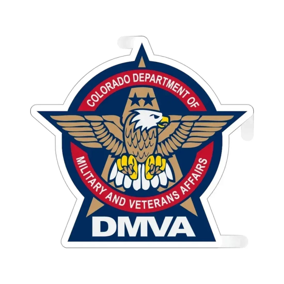 Colorado Department of Military and Veterans Affairs STICKER Vinyl Die-Cut Decal - The Sticker Space