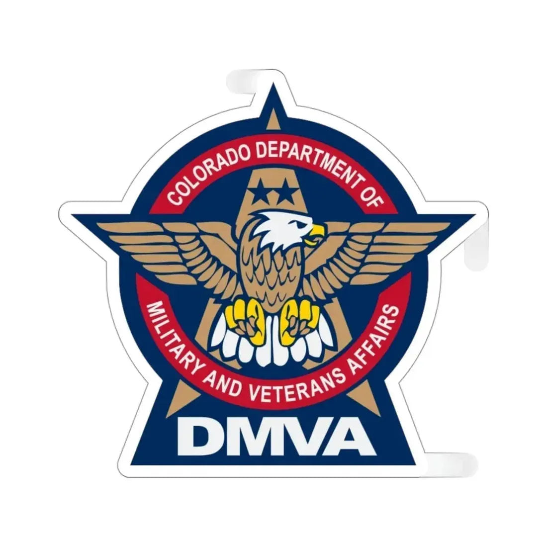 Colorado Department of Military and Veterans Affairs STICKER Vinyl Die-Cut Decal - The Sticker Space