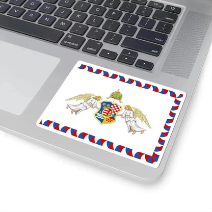 Colors of the Royal Croatian Home Guard (Austria) STICKER Vinyl Kiss-Cut Decal - The Sticker Space