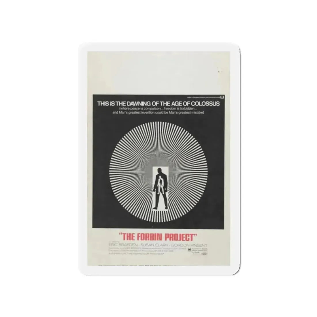 COLOSSUS THE FORBIN PROJECT 1970 Movie Poster - Refrigerator Magnet - The Sticker Space