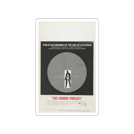 COLOSSUS THE FORBIN PROJECT 1970 Movie Poster STICKER Vinyl Die-Cut Decal-2 Inch-The Sticker Space