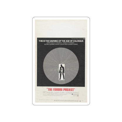 COLOSSUS THE FORBIN PROJECT 1970 Movie Poster STICKER Vinyl Die-Cut Decal-2 Inch-The Sticker Space