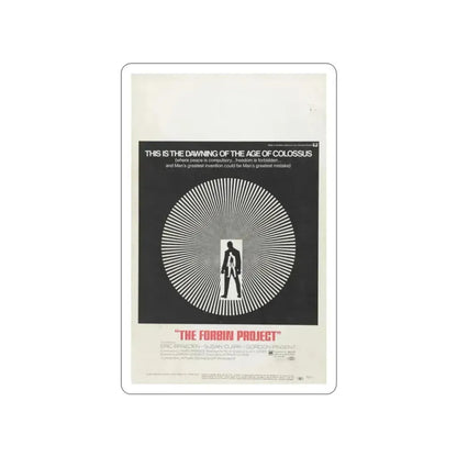COLOSSUS THE FORBIN PROJECT 1970 Movie Poster STICKER Vinyl Die-Cut Decal 2 Inch - The Sticker Space