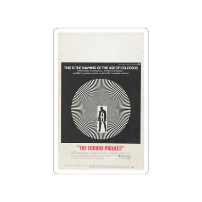 COLOSSUS THE FORBIN PROJECT 1970 Movie Poster STICKER Vinyl Die-Cut Decal-3 Inch-The Sticker Space