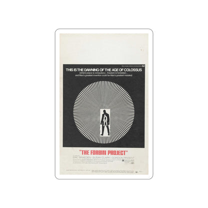 COLOSSUS THE FORBIN PROJECT 1970 Movie Poster STICKER Vinyl Die-Cut Decal-4 Inch-The Sticker Space