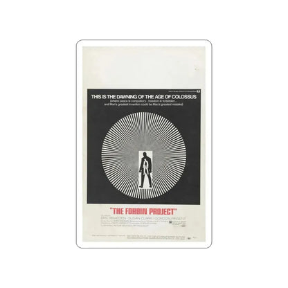 COLOSSUS THE FORBIN PROJECT 1970 Movie Poster STICKER Vinyl Die-Cut Decal 4 Inch - The Sticker Space