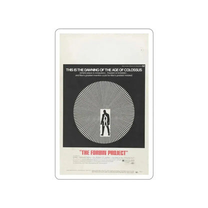 COLOSSUS THE FORBIN PROJECT 1970 Movie Poster STICKER Vinyl Die-Cut Decal - The Sticker Space