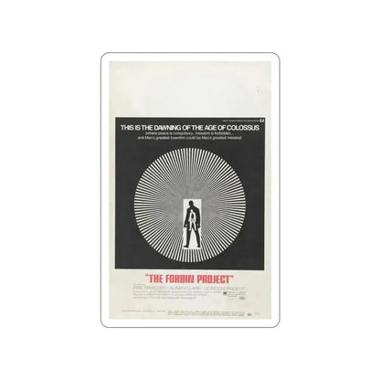COLOSSUS THE FORBIN PROJECT 1970 Movie Poster STICKER Vinyl Die-Cut Decal - The Sticker Space